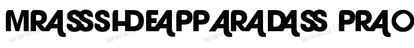 MrsSheppards Pro Reg字体转换